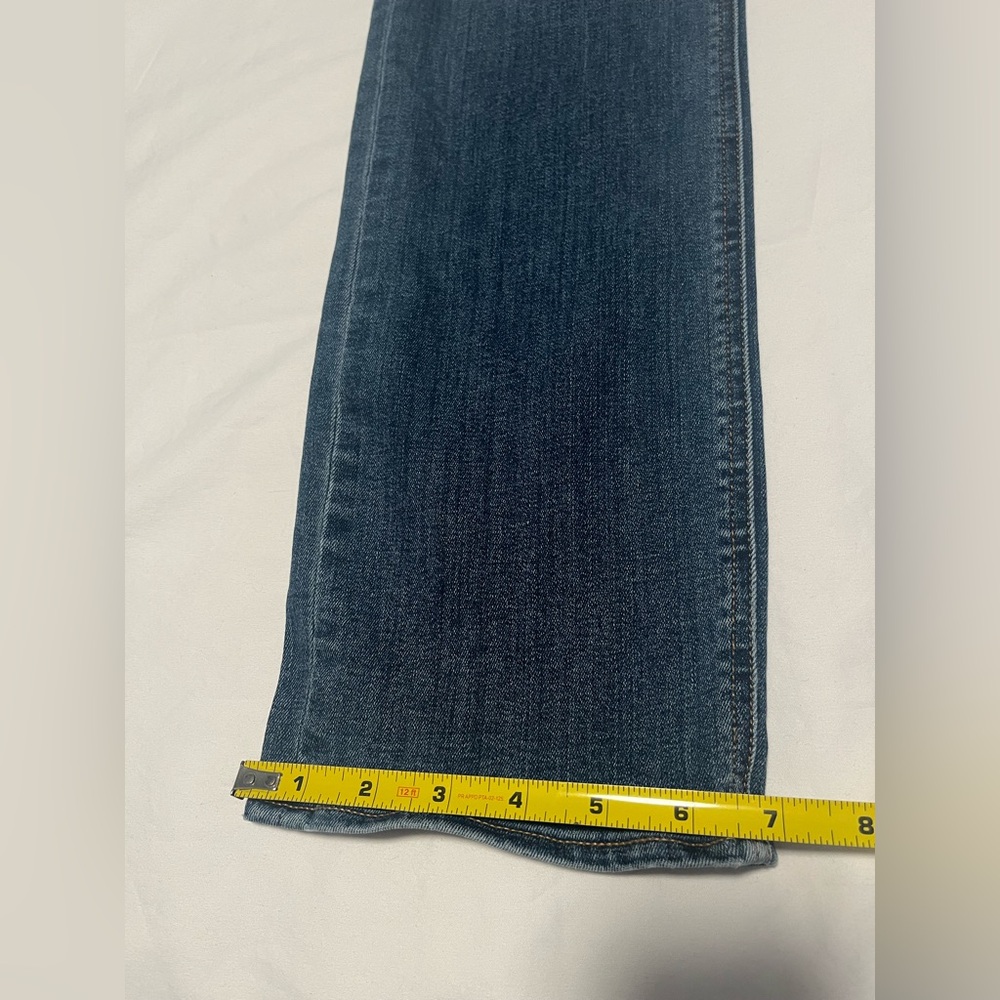 J. CREW Stretch Women’s   8” 1/2  Low - Rise  Medium Wash Blue Jeans Size 28 R - Picture 11 of 13